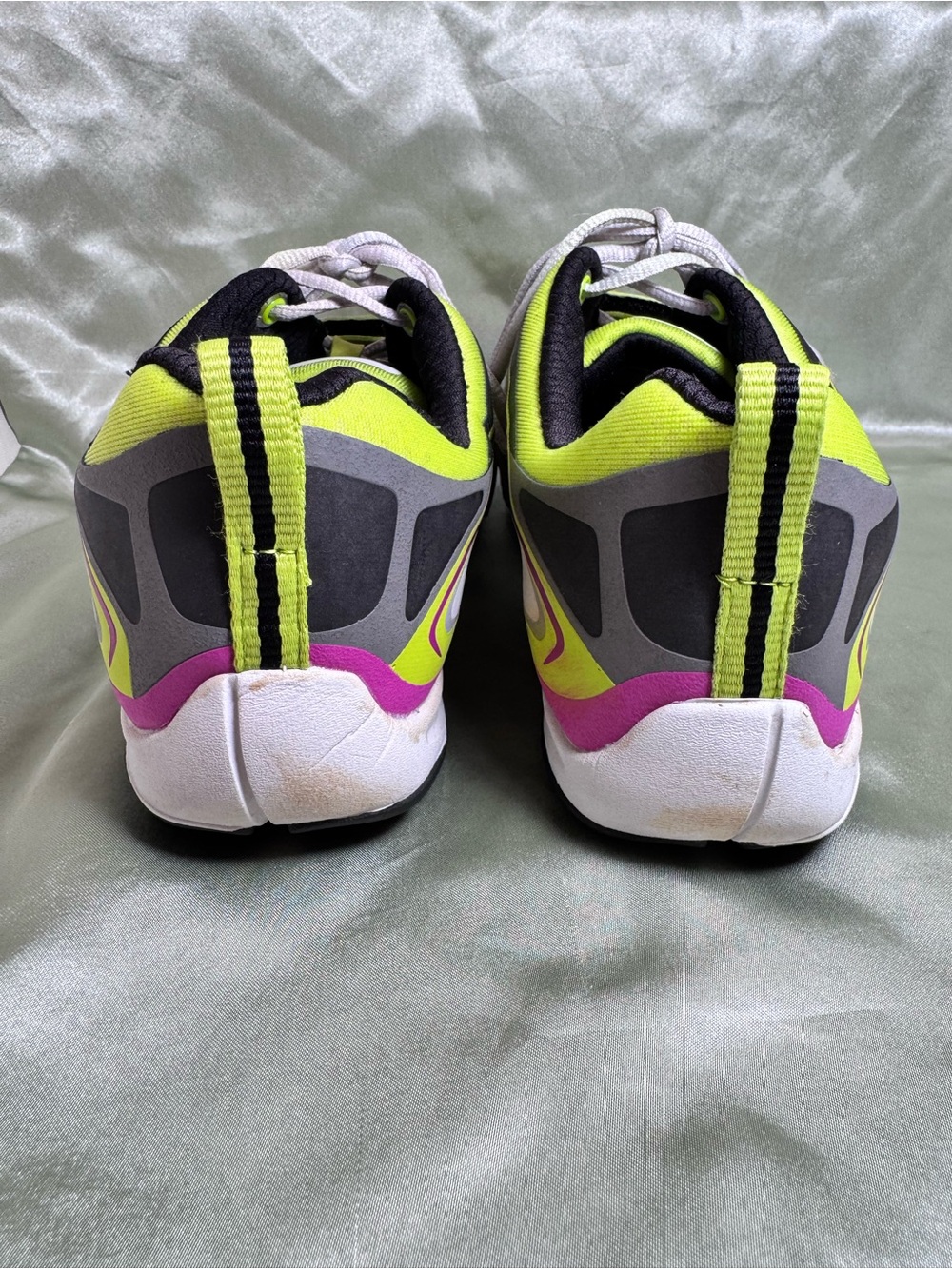 Topo Athletic Halsa Lime Orchid Zero-Drop Neon Athletic Sneakers Women’s size 10 - Picture 3 of 9